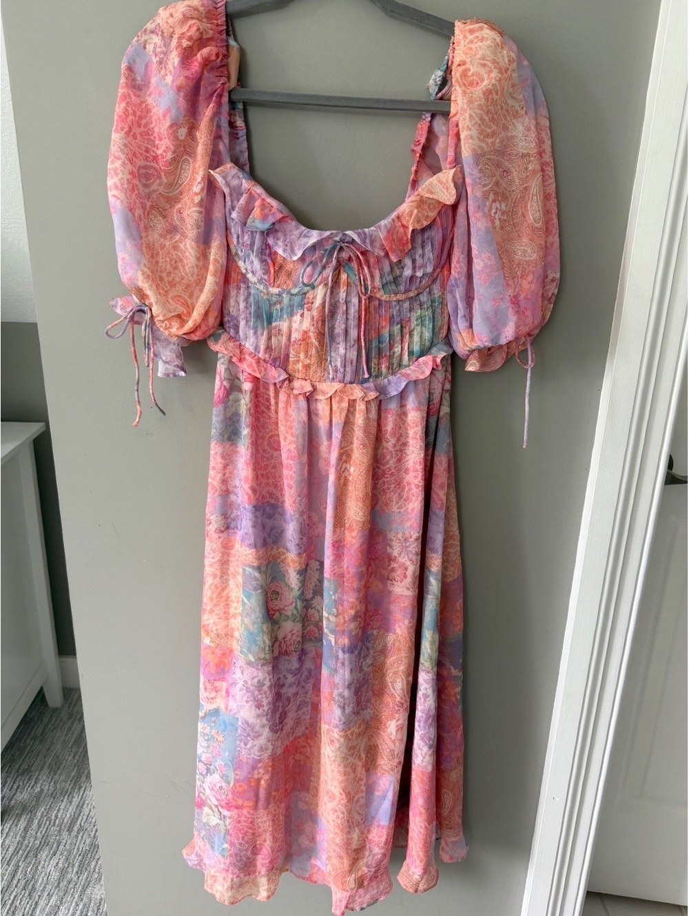 For Love & Lemons Odessa midi dress XS
